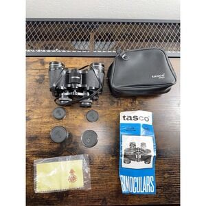 Vintage Tasco Binoculars 7x35mm w/Zip Case 346ft-1000yds 115m 1000m